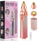 2-in-1 Rechargeable Eyebrow Trimmer & Facial Hair Remover