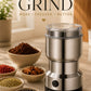 Electric Stainless Steel Spice & Coffee Grinder