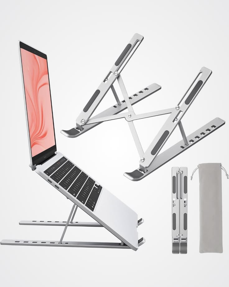 Foldable Adjustable Aluminum Laptop Stand