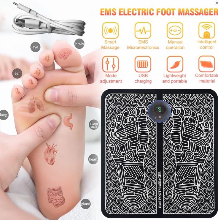 EMS Electric Foot Massager Mat