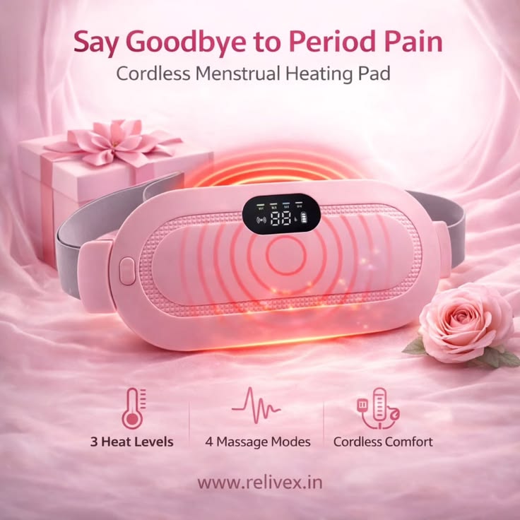 Cordless Menstrual Heating Pad & Massager