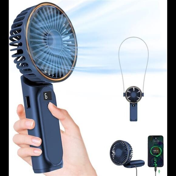 Portable Cooling Mini Fan with Power Bank