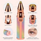 2-in-1 Rechargeable Eyebrow Trimmer & Facial Hair Remover